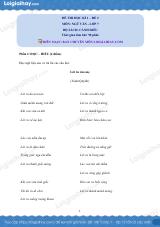 Đề thi học kì 1 Văn 7 Cánh diều - Đề số 2